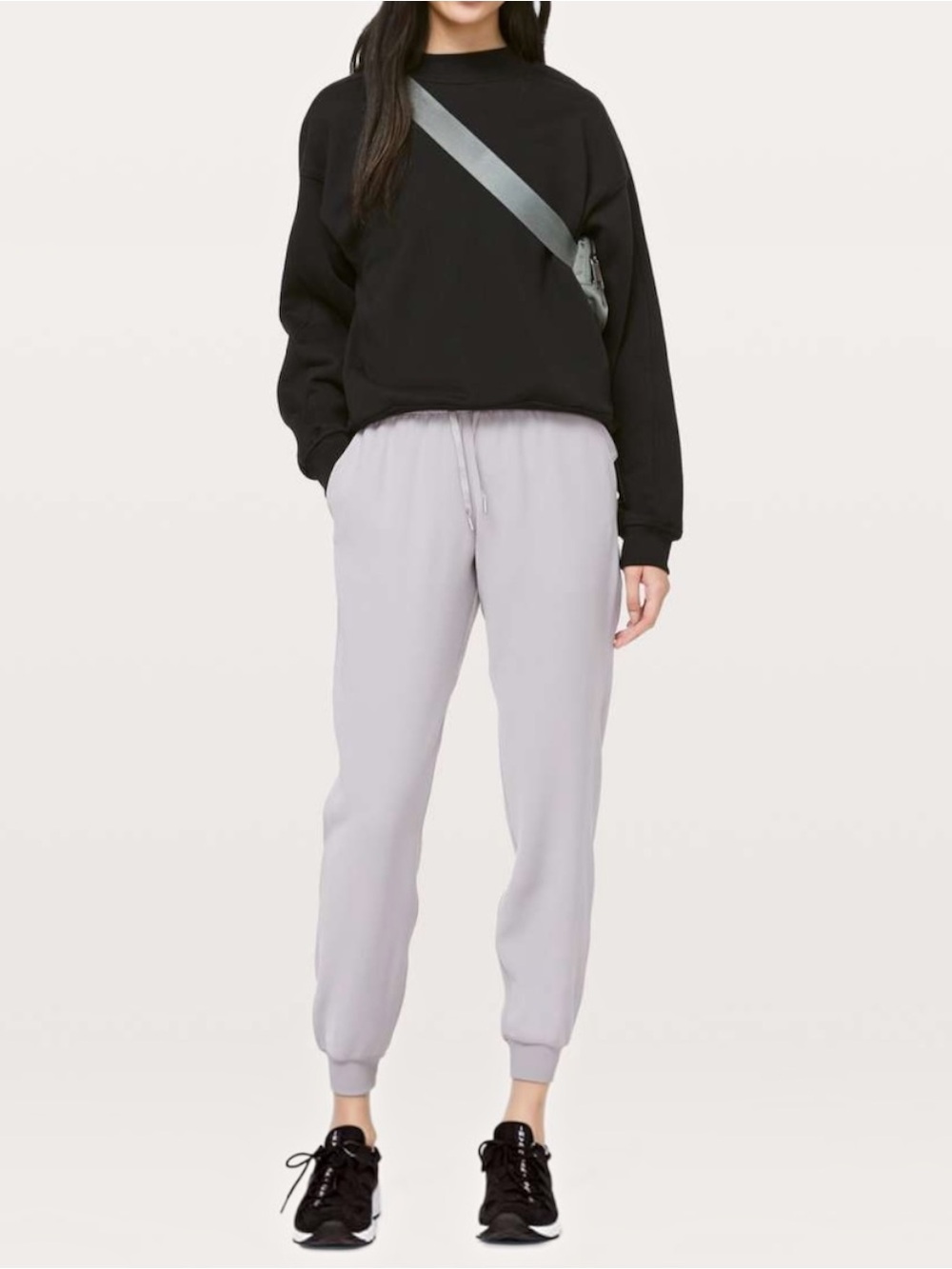 LULULEMON On The Fly Jogger in Travel Woven Silverscreen  (8)